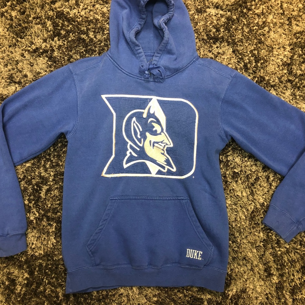blue DUKE sweatshirt